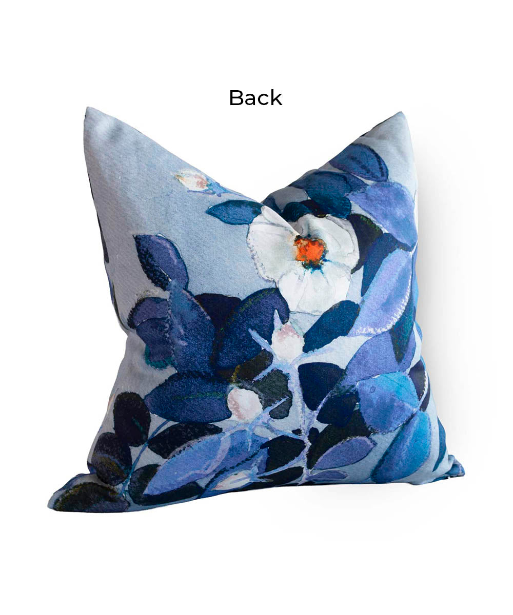 Rose Winter Linen Cushion Cover | Bowerbird Collections