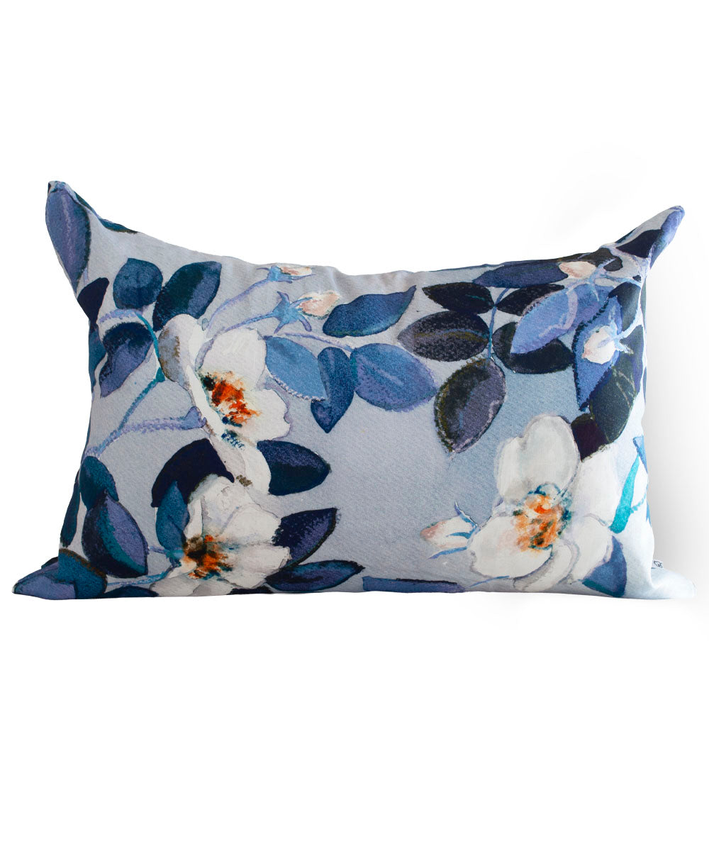 Rose Winter Pillow Cover 100% Linen | Bowerbird Collections