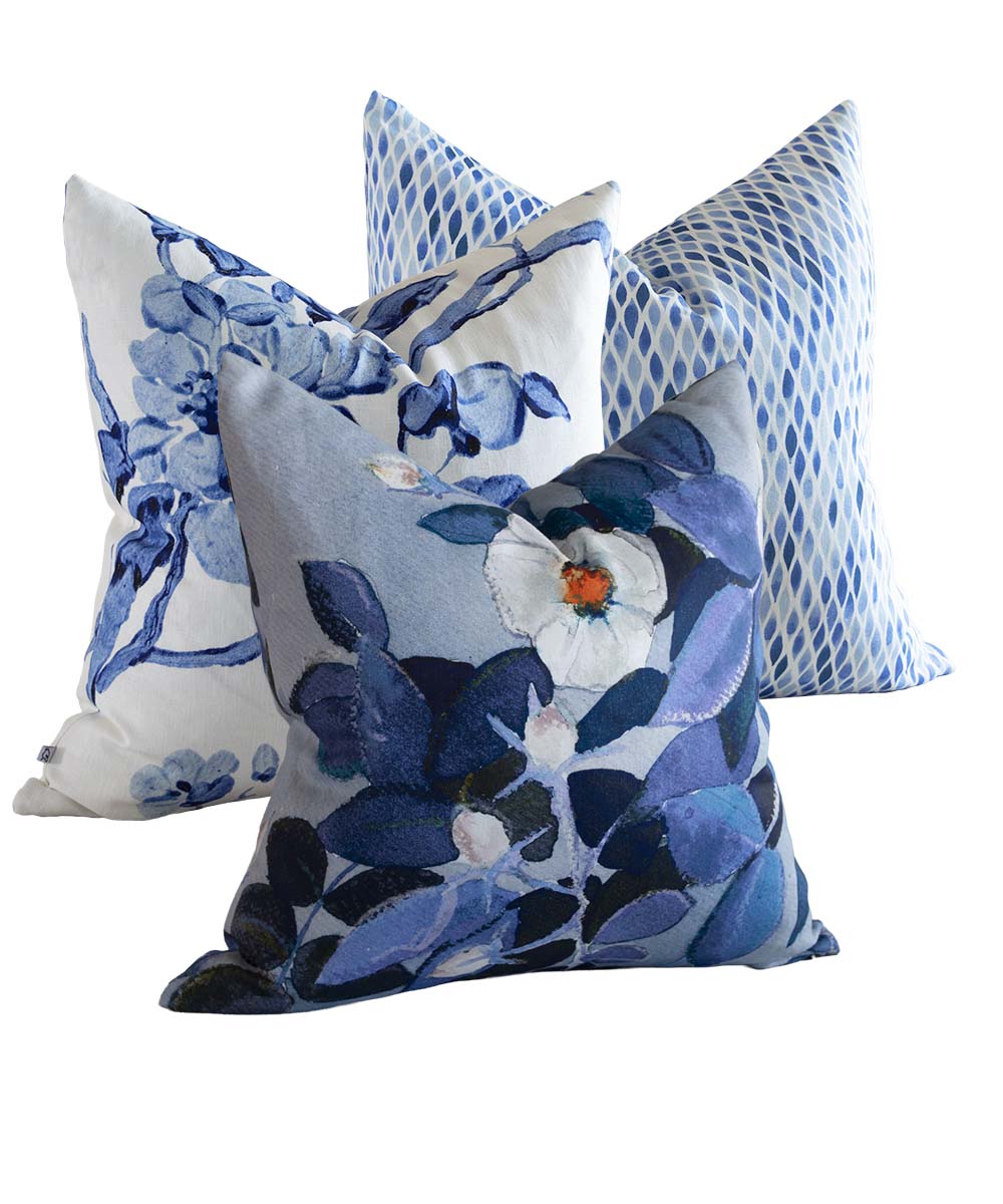 Rose Winter Linen Cushion Cover | Bowerbird Collections