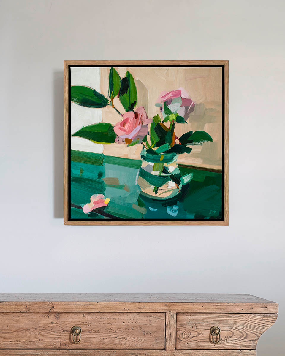 Rose Still Life Fine Art Print on Canvas – Emotive Floral Art | Bowerbird Collections