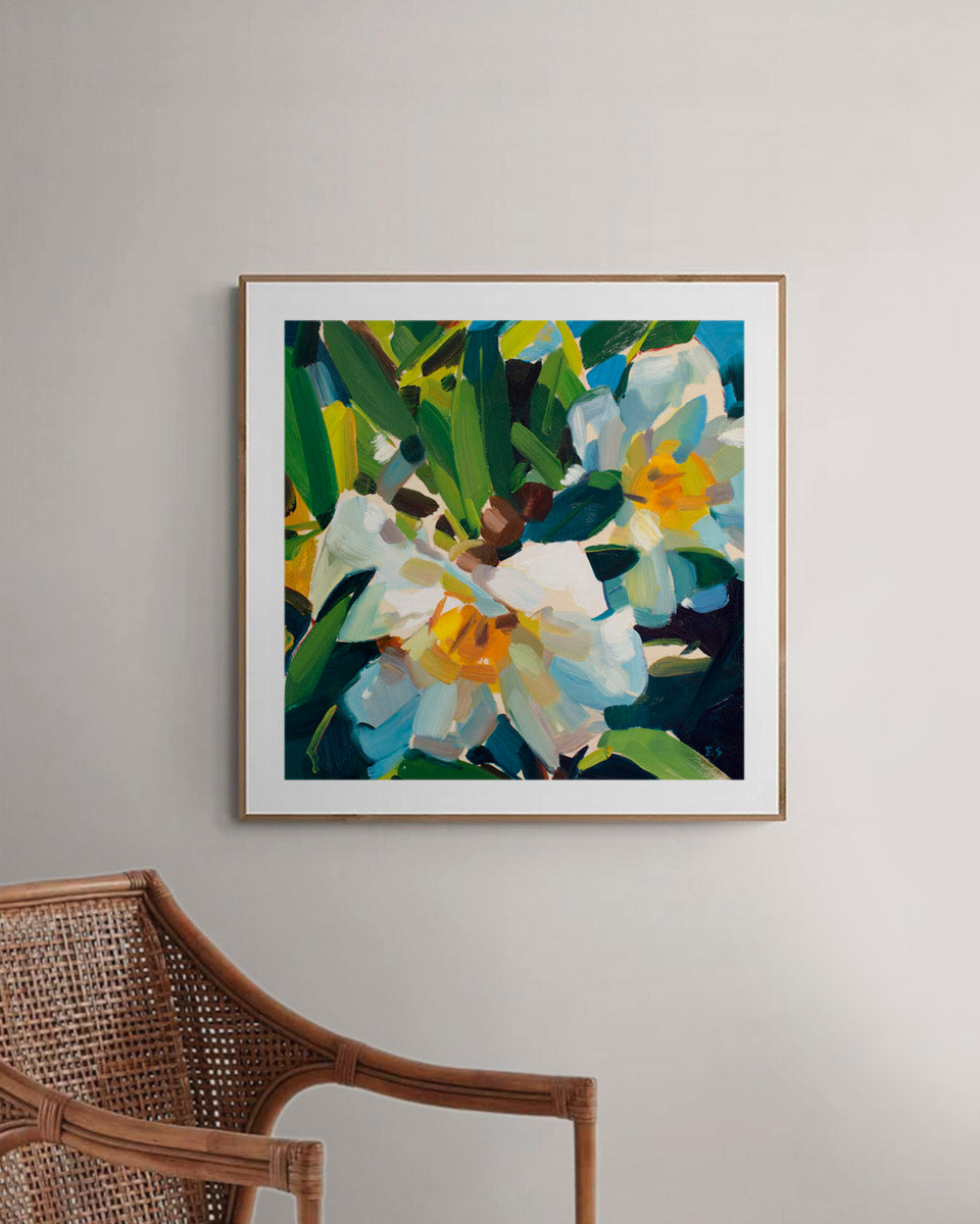 Spring Fine Art Print on Paper – Bright Botanical Wall Art | Bowerbird Collections
