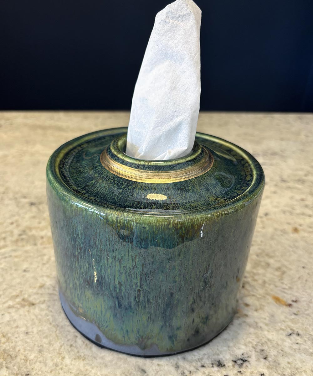*PRE-ORDER* Waterfall Handcrafted Ceramic Tissue Holder | Bowerbird Collections